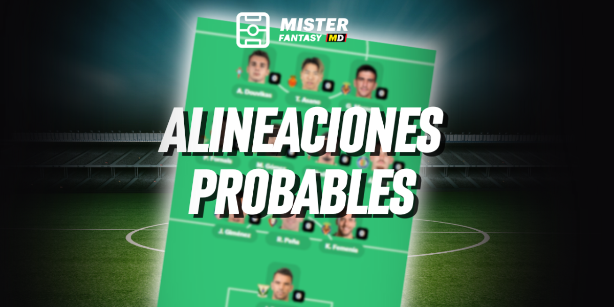 Probable alignments of the 35th day of LaLiga EA Sports