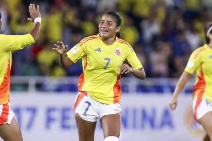 María Baldovino, Women's South American scorer Sub-17: Table